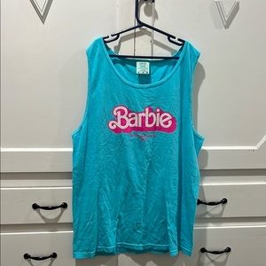 Comfort Colors Barbie Tank Top - Aqua